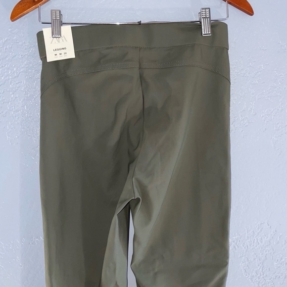 Zara GREEN STIRRUP LEGGINGS MEDIUM - Picture 6 of 10